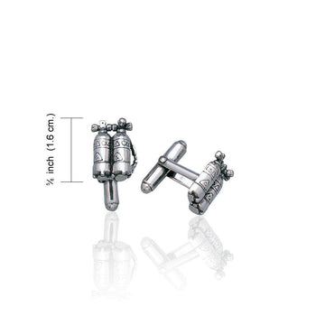 Dive Air Tank Cufflinks CL009 - Jewelry